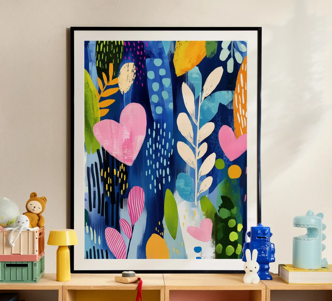 Boho plants with a heart | Botanical fantasy hahnemühle by Autofocus