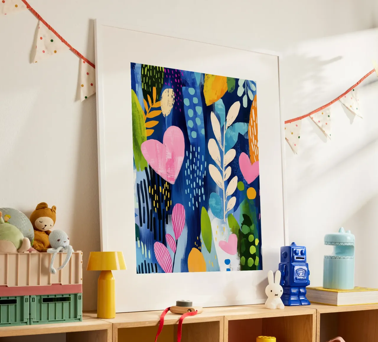 Boho plants with a heart | Botanical fantasy hahnemühle by Autofocus