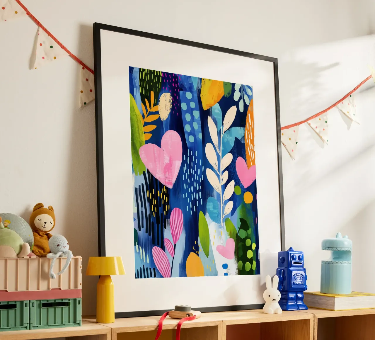 Boho plants with a heart | Botanical fantasy hahnemühle by Autofocus