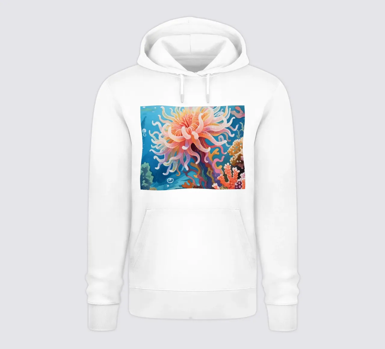 Anemone di mare felpa con cappuccio da knowledge