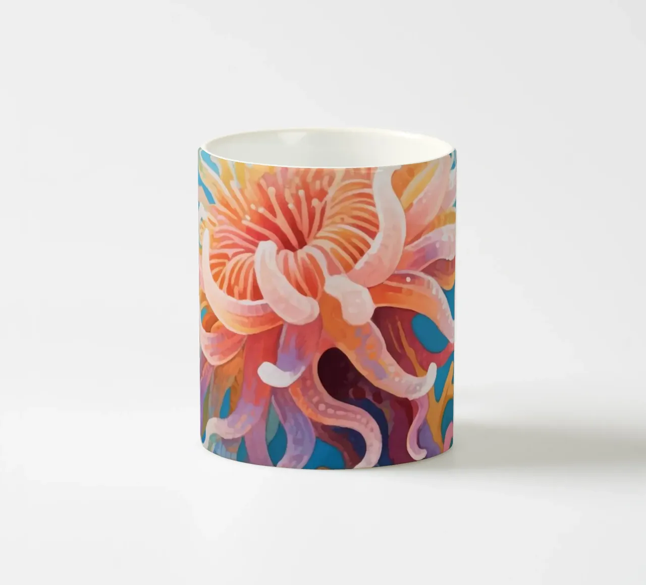 Anemone di mare tazza in ceramica da knowledge