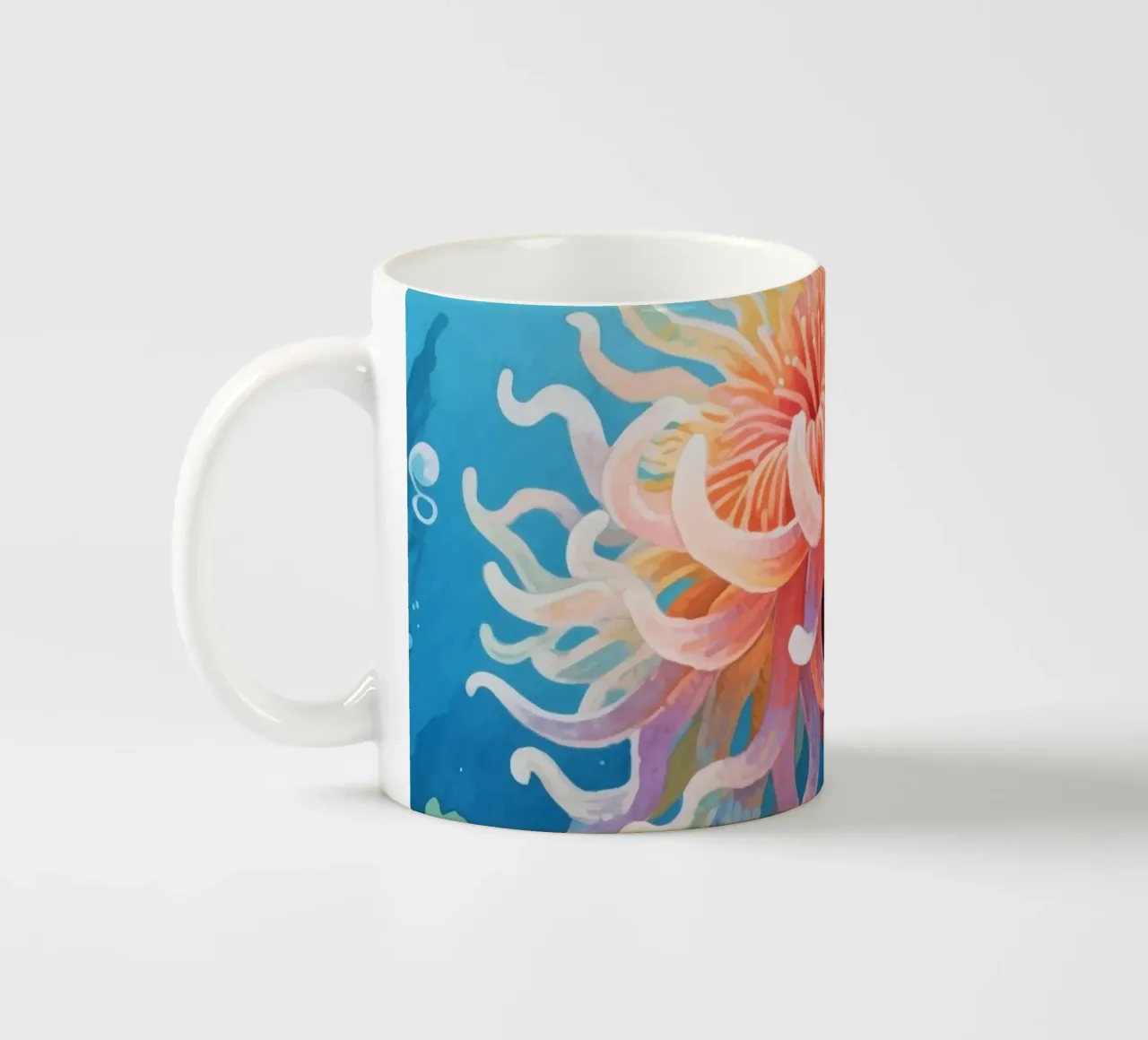 Anemone di mare tazza in ceramica da knowledge