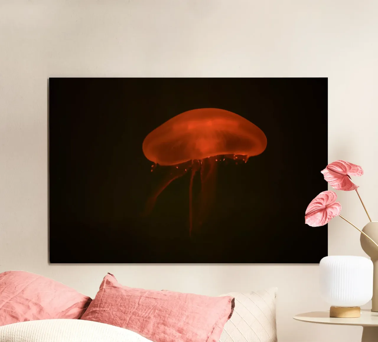 All'acquario #8 poster con telaio in plastica da Tal Paz-Fridman