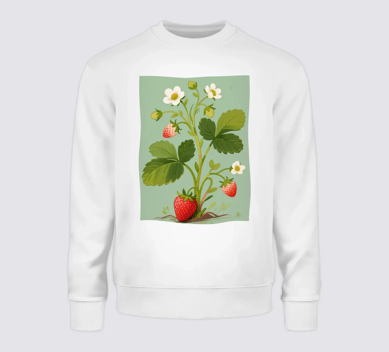 Pianta di fragole felpa da knowledge