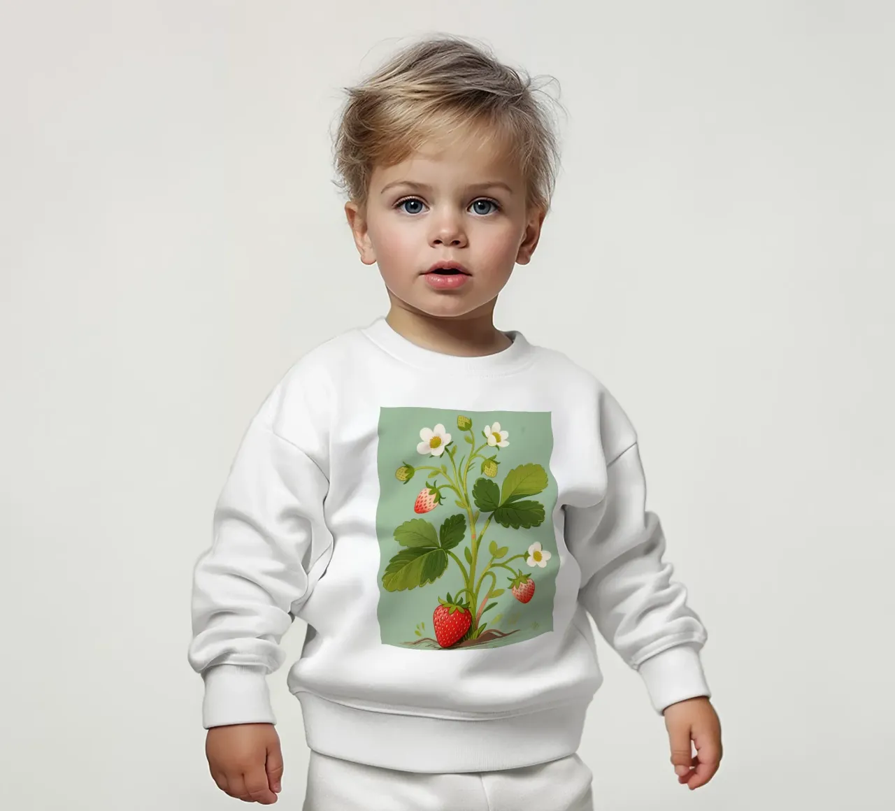Pianta di fragole felpa neonato da knowledge