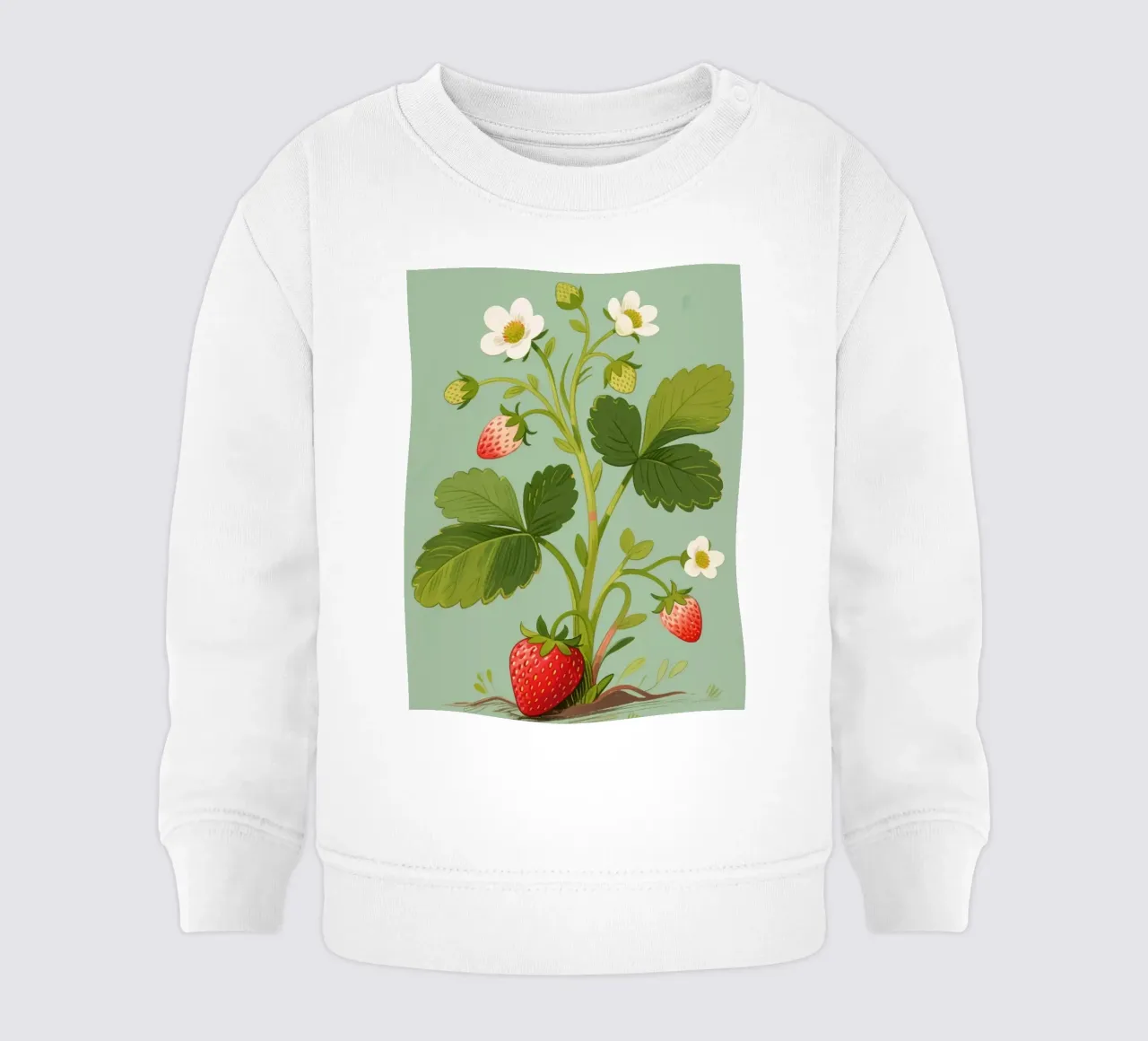 Pianta di fragole felpa neonato da knowledge