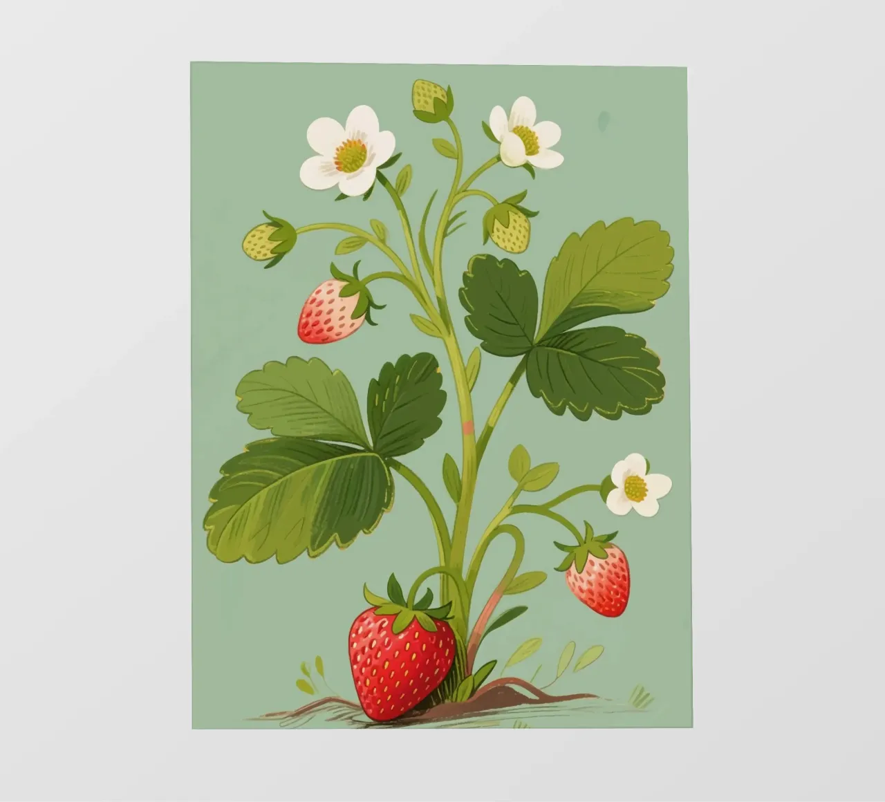 Pianta di fragole telo in pvc da knowledge