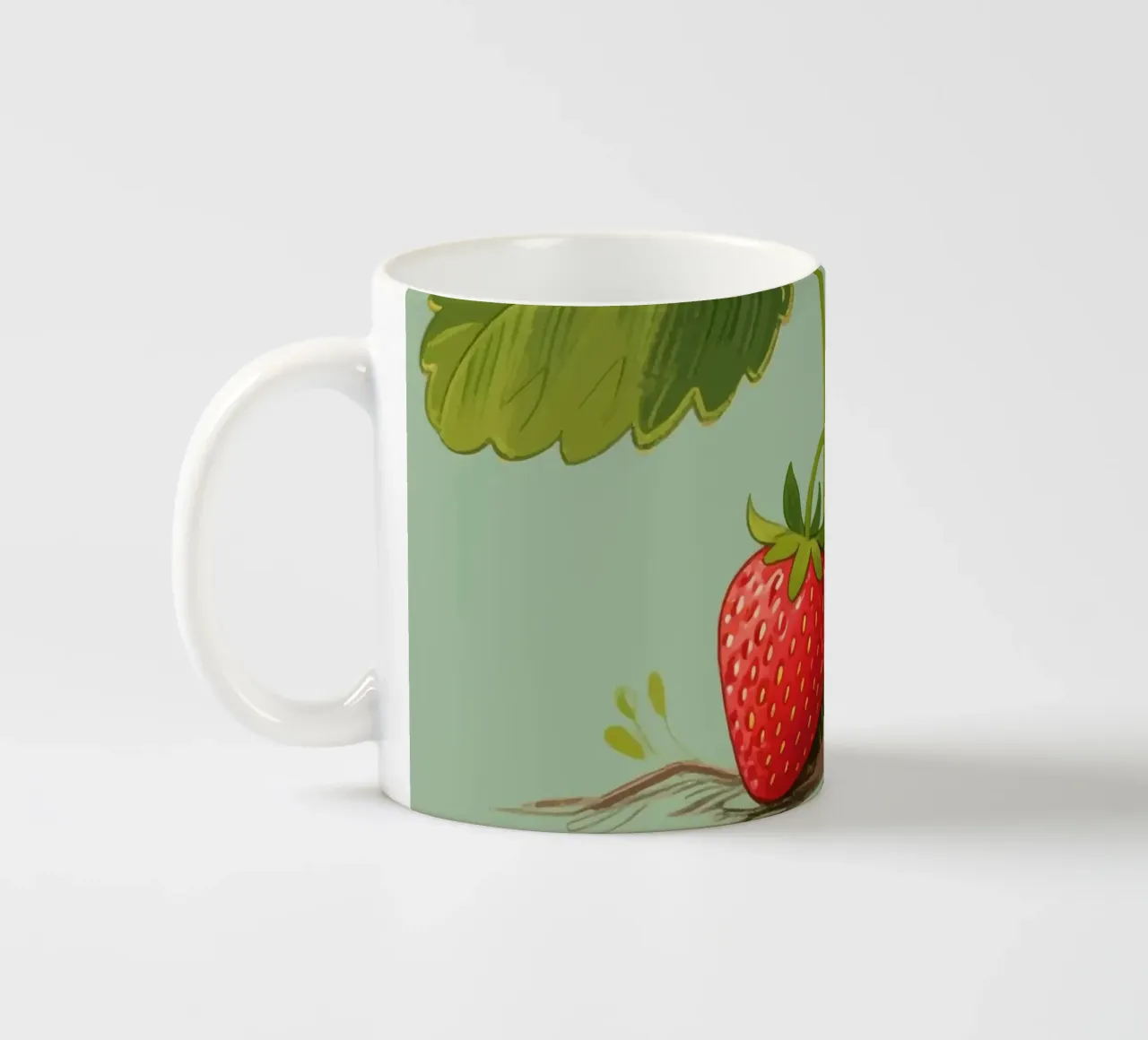 Pianta di fragole tazza in ceramica da knowledge