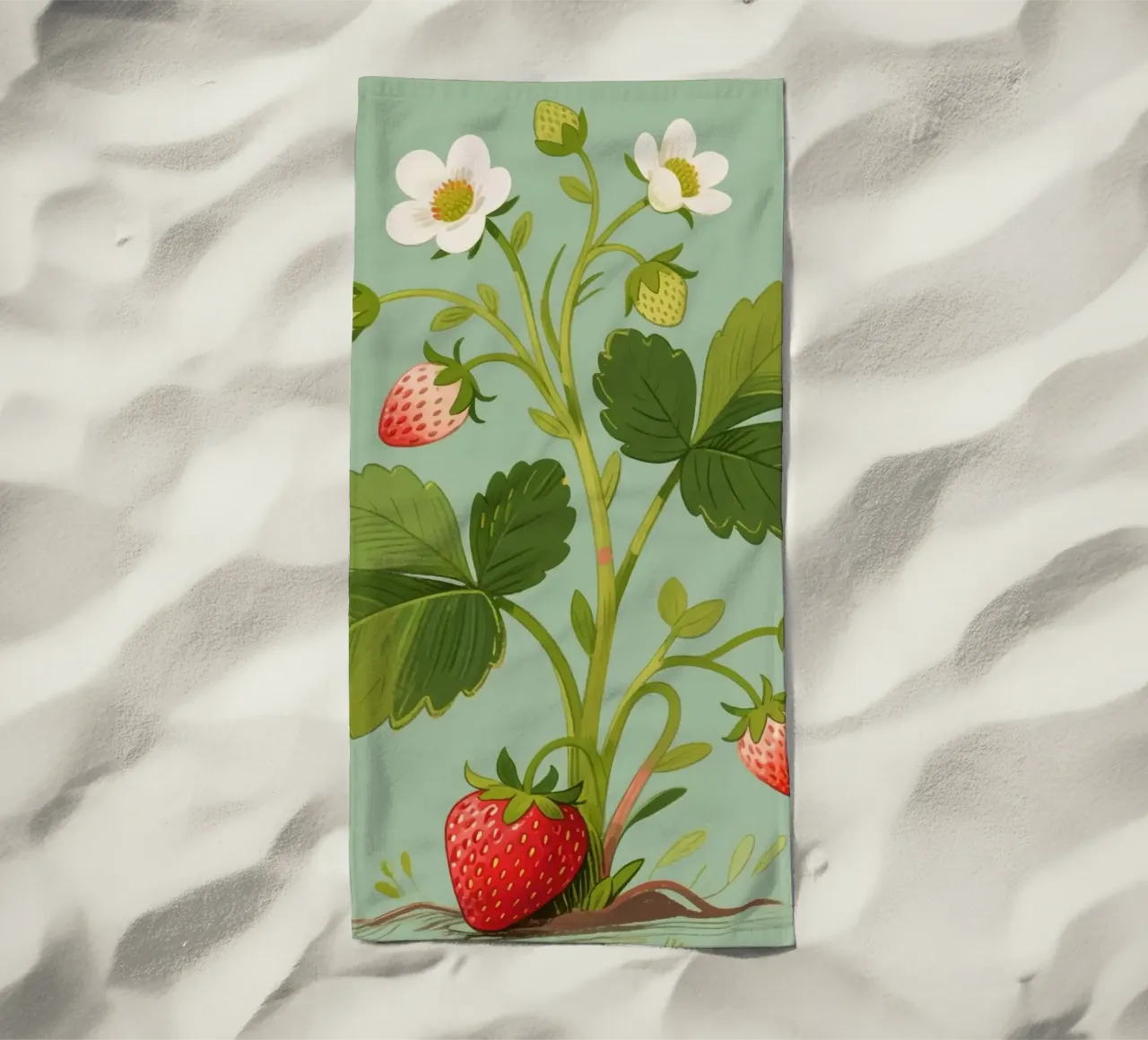 Pianta di fragole telo mare da knowledge