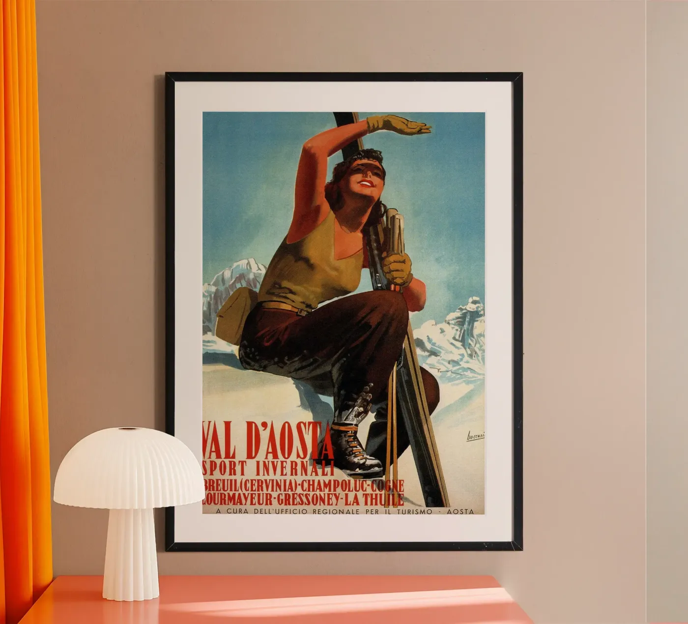 Val d'Aosta poster da Christie