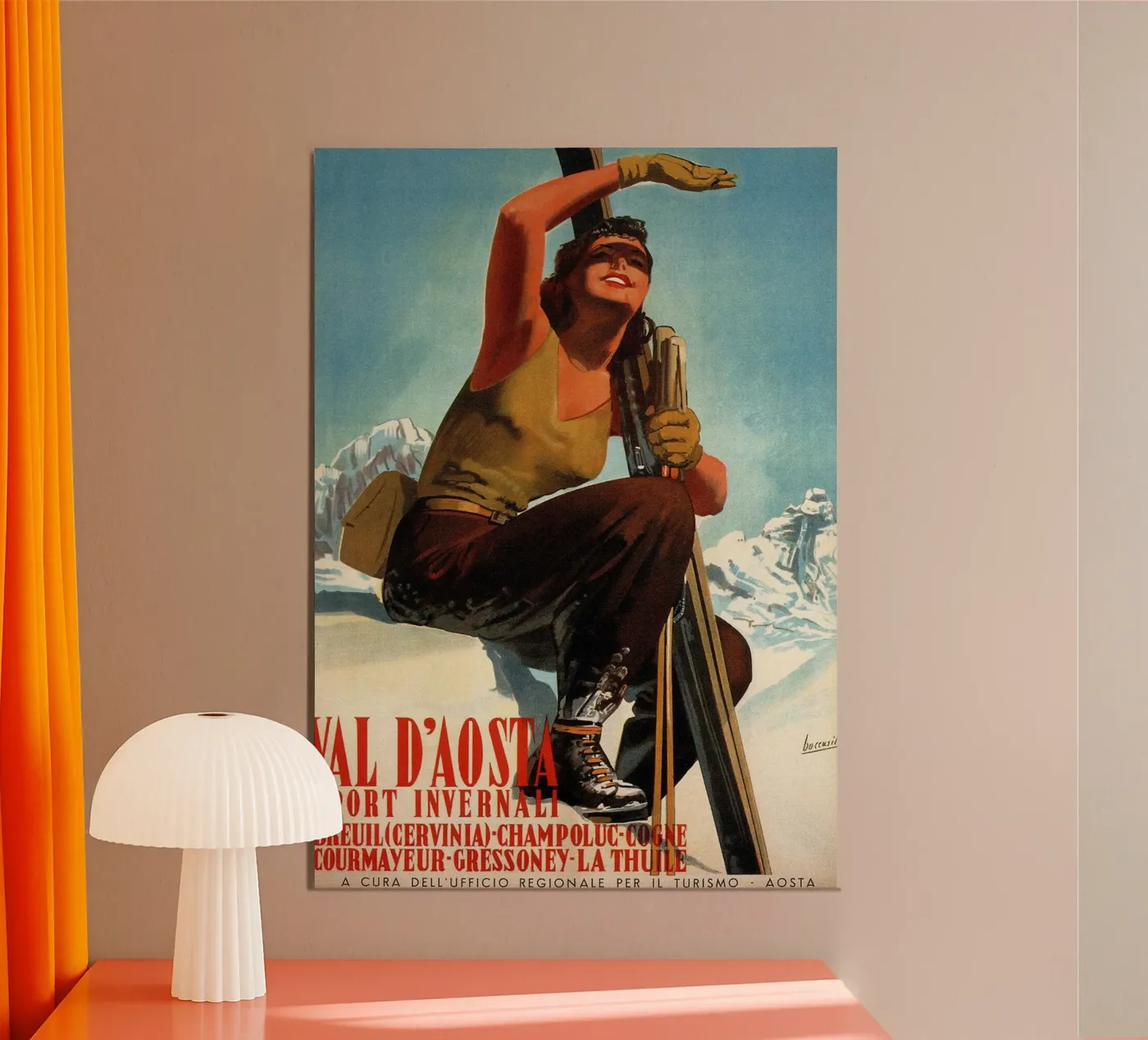 Val d'Aosta poster da Christie