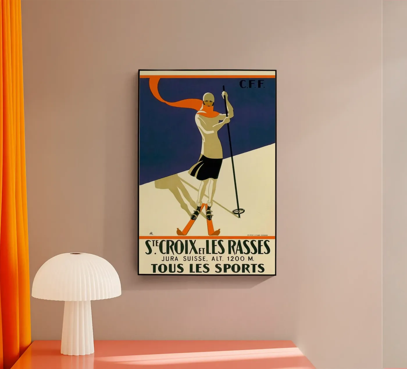 Sciare a Sainte-Croix plexiglass da Christie