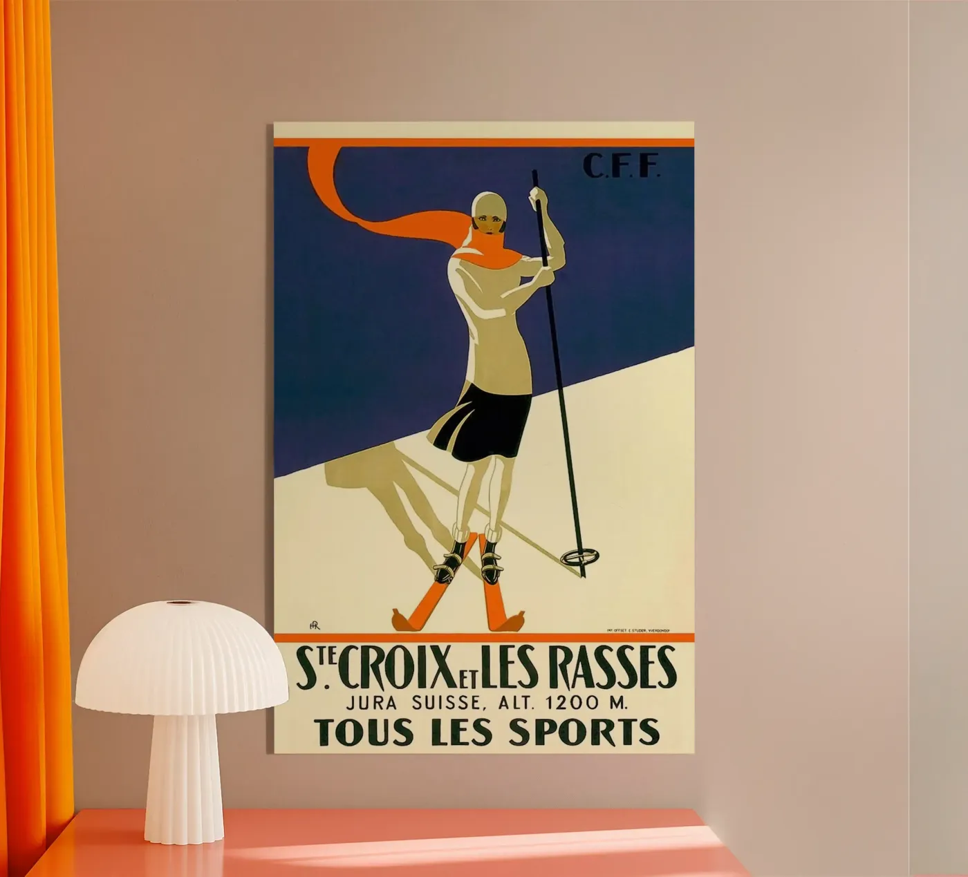 Sciare a Sainte-Croix plexiglass da Christie