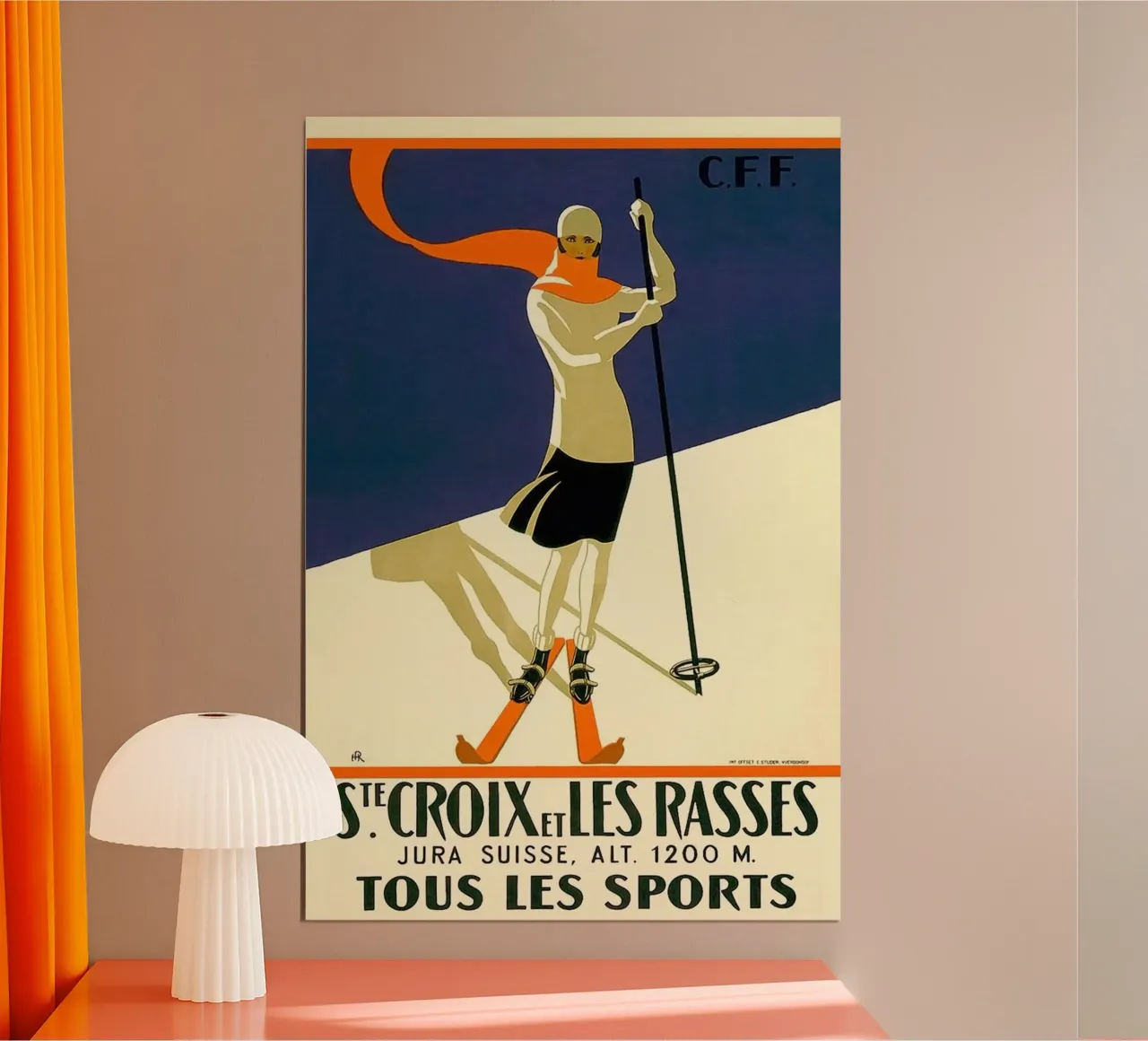 Sciare a Sainte-Croix carta hahnemühle da Christie