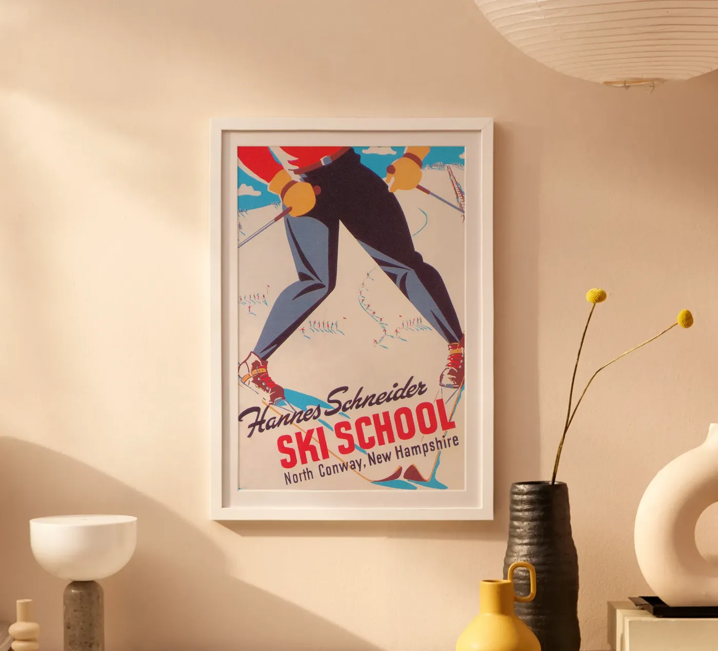 Ski School Poster von Christie