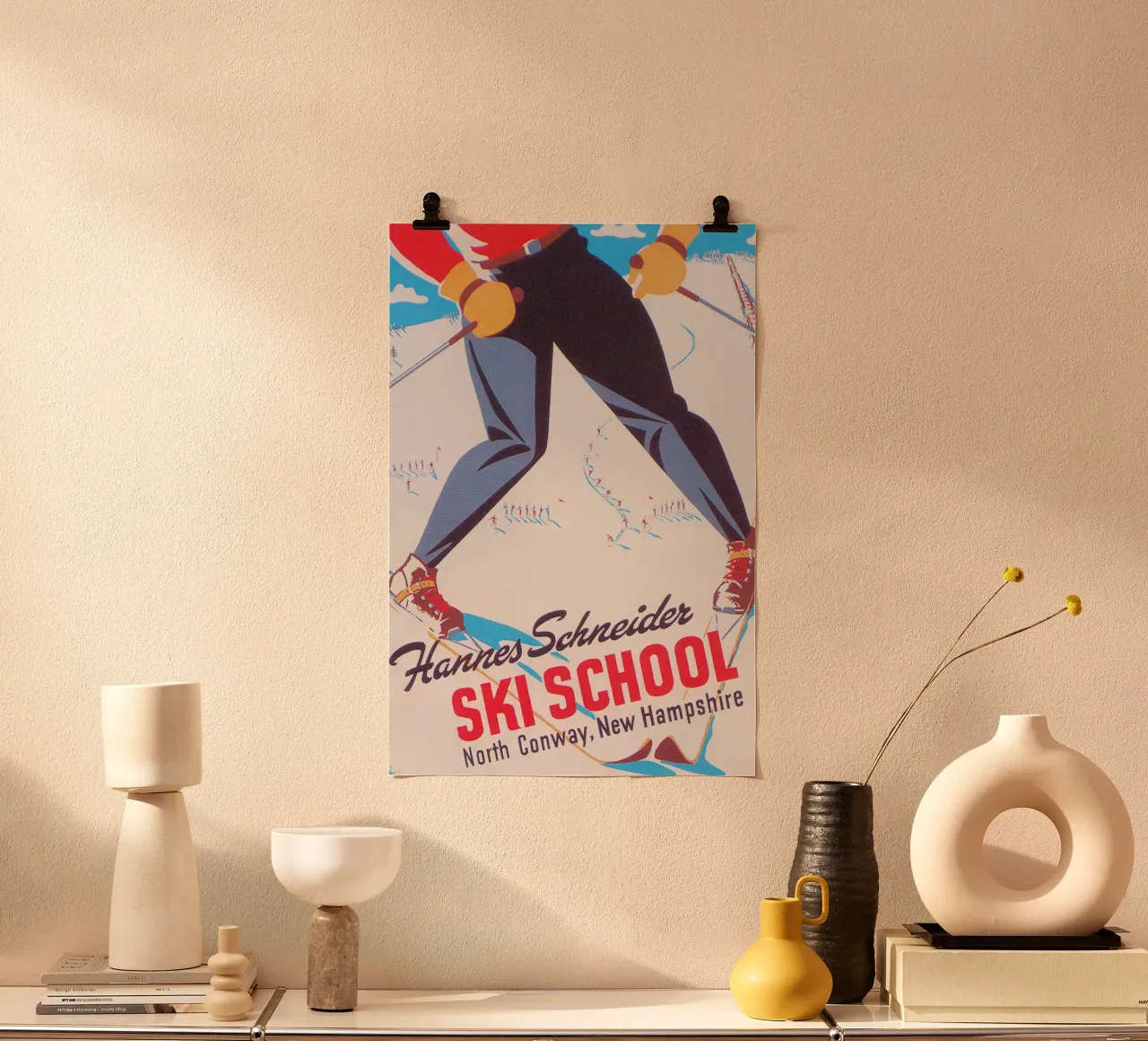 Scuola di sci poster da Christie