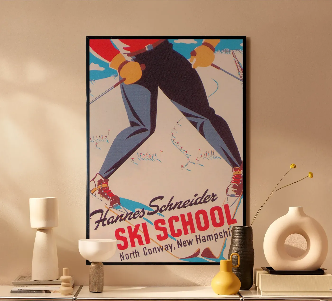 Ski School Poster von Christie