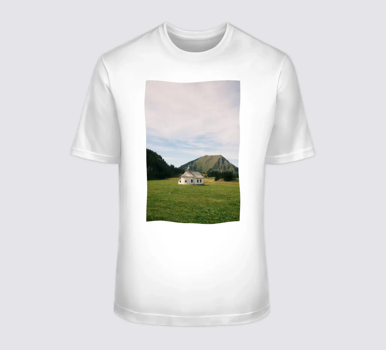 Chapel in the Alps t-shirt da FujiSwiss