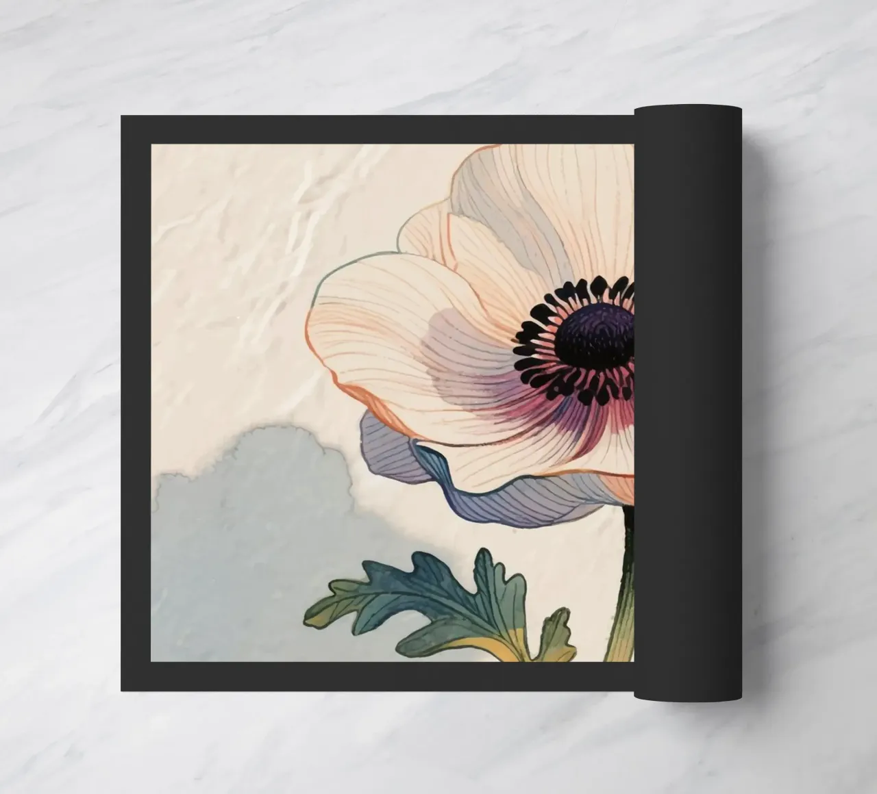 Flower doormat by knowledge