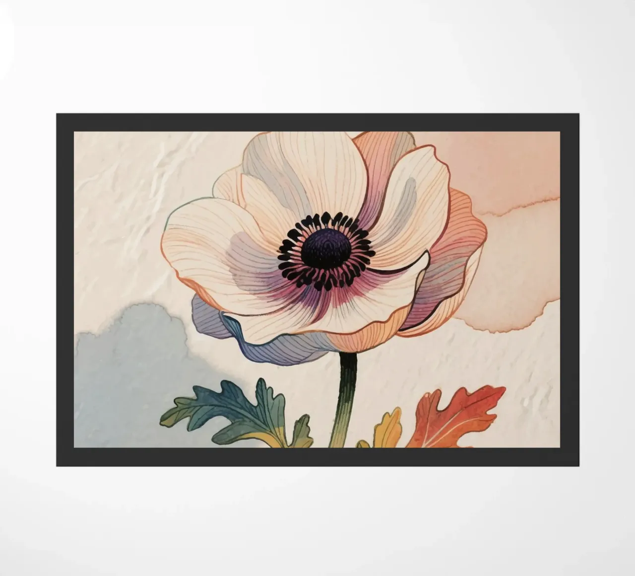 Flower doormat by knowledge