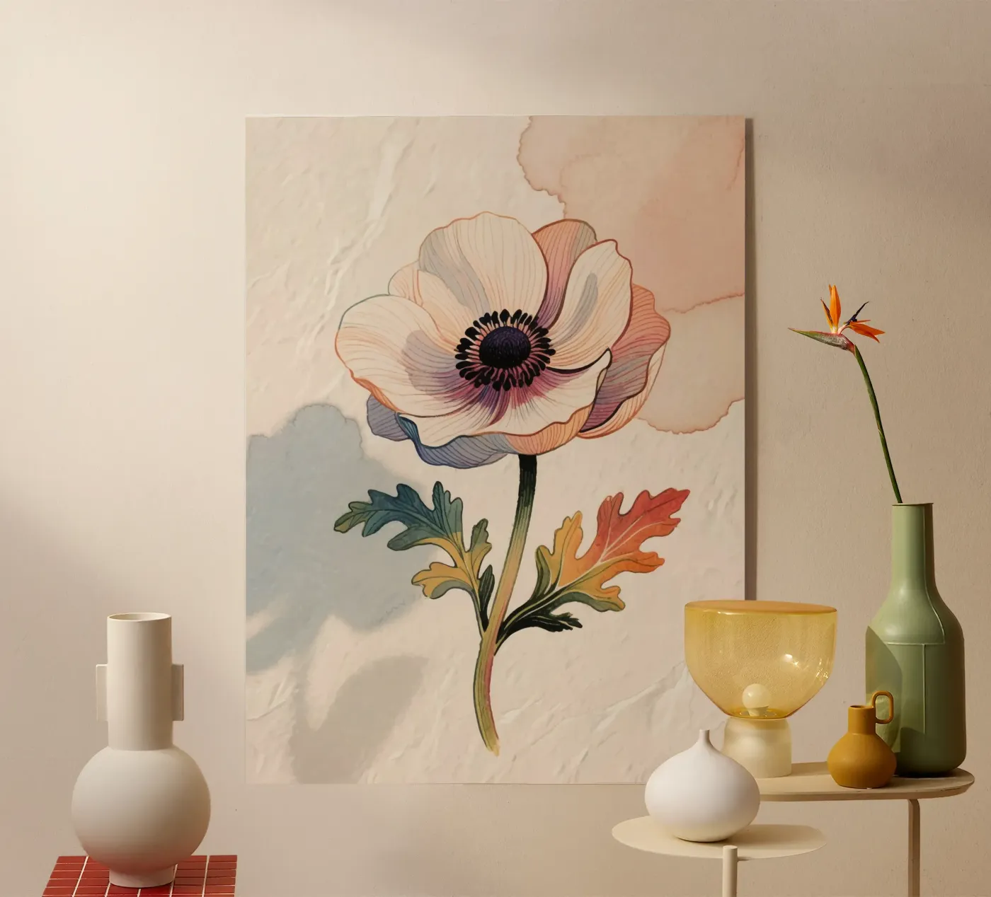 Fleur plexiglas de knowledge