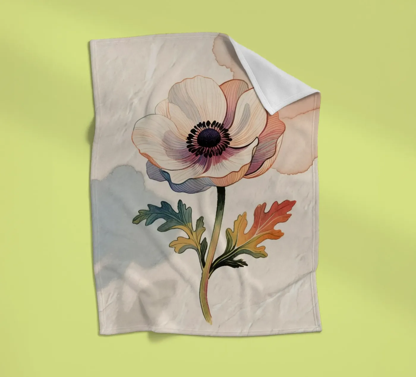 Blume Fleecedecke von knowledge