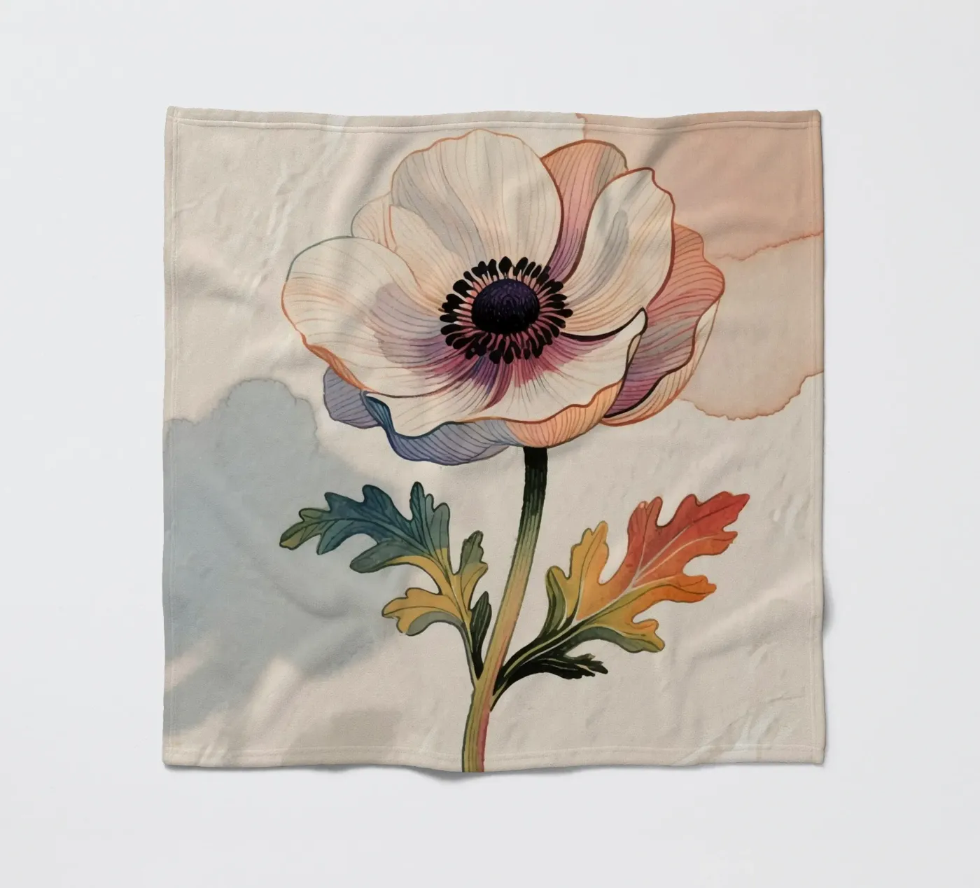 Blume Fleecedecke von knowledge