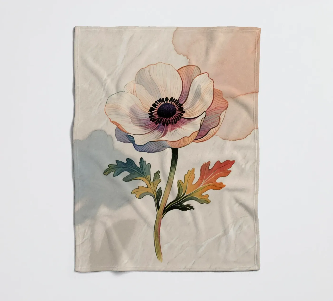 Blume Fleecedecke von knowledge