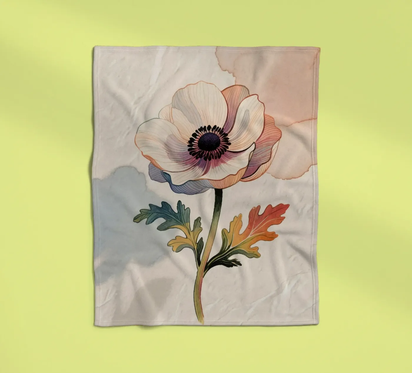 Blume Fleecedecke von knowledge