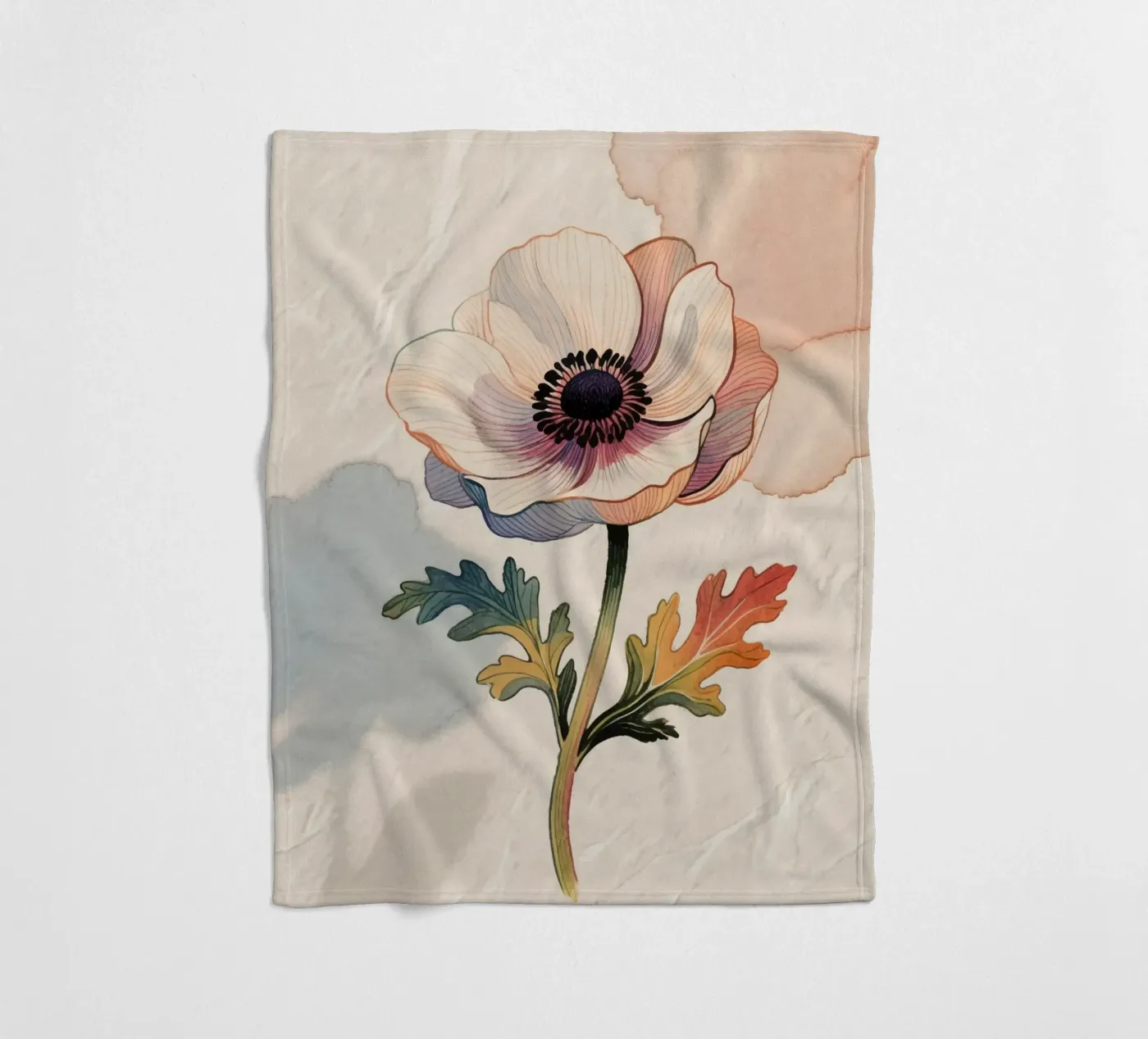 Blume Fleecedecke von knowledge