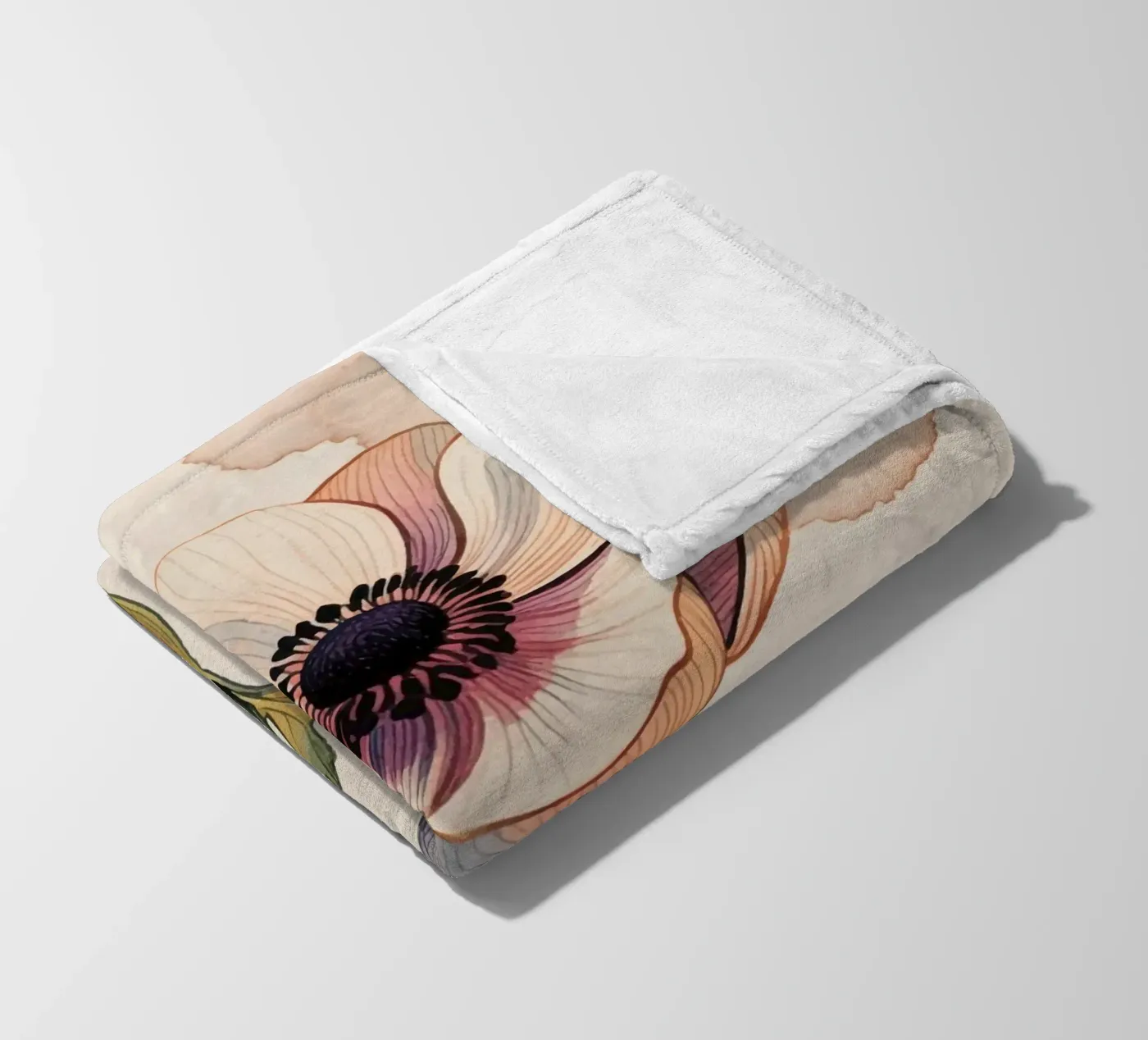 Blume Fleecedecke von knowledge