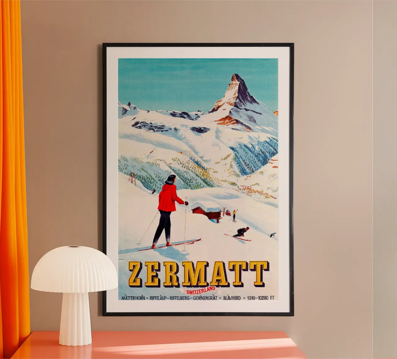 Zermatt poster by Christie