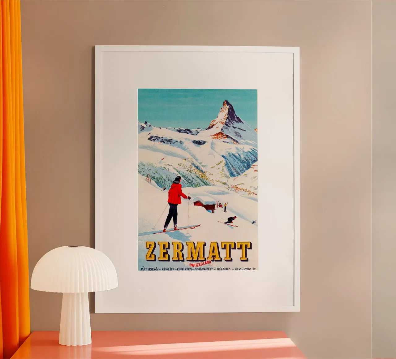 Zermatt poster by Christie