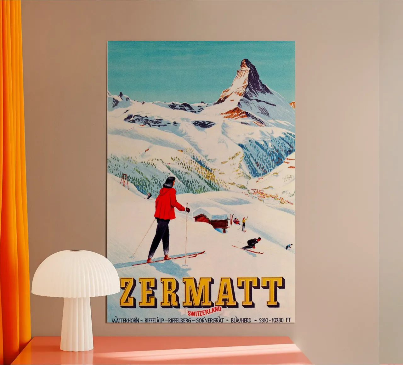 Zermatt poster by Christie