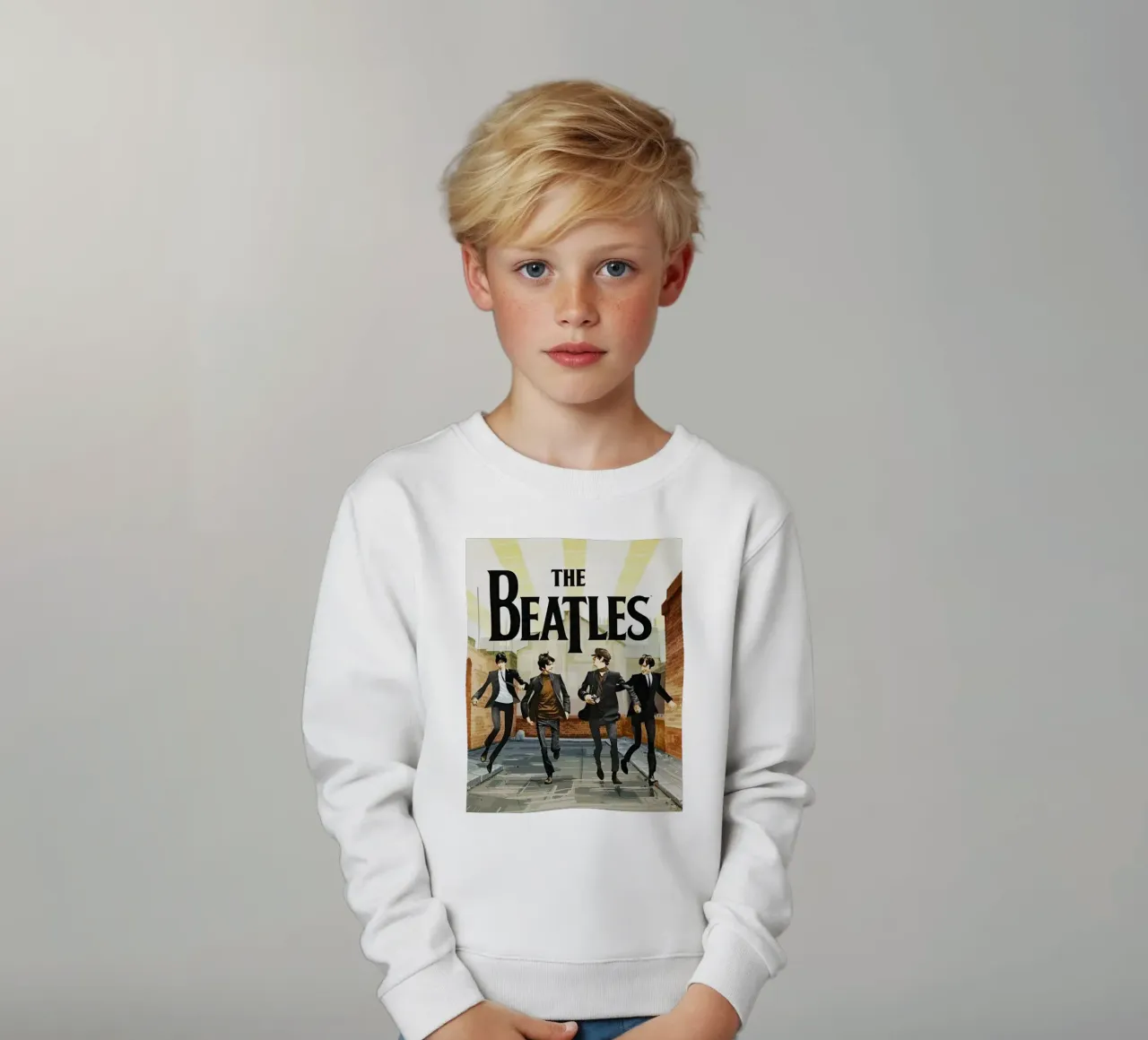 Run Run The Beatles All Member felpa bambino da HEvFun