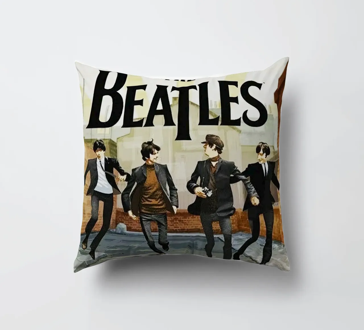Run Run The Beatles All Member cuscino da HEvFun