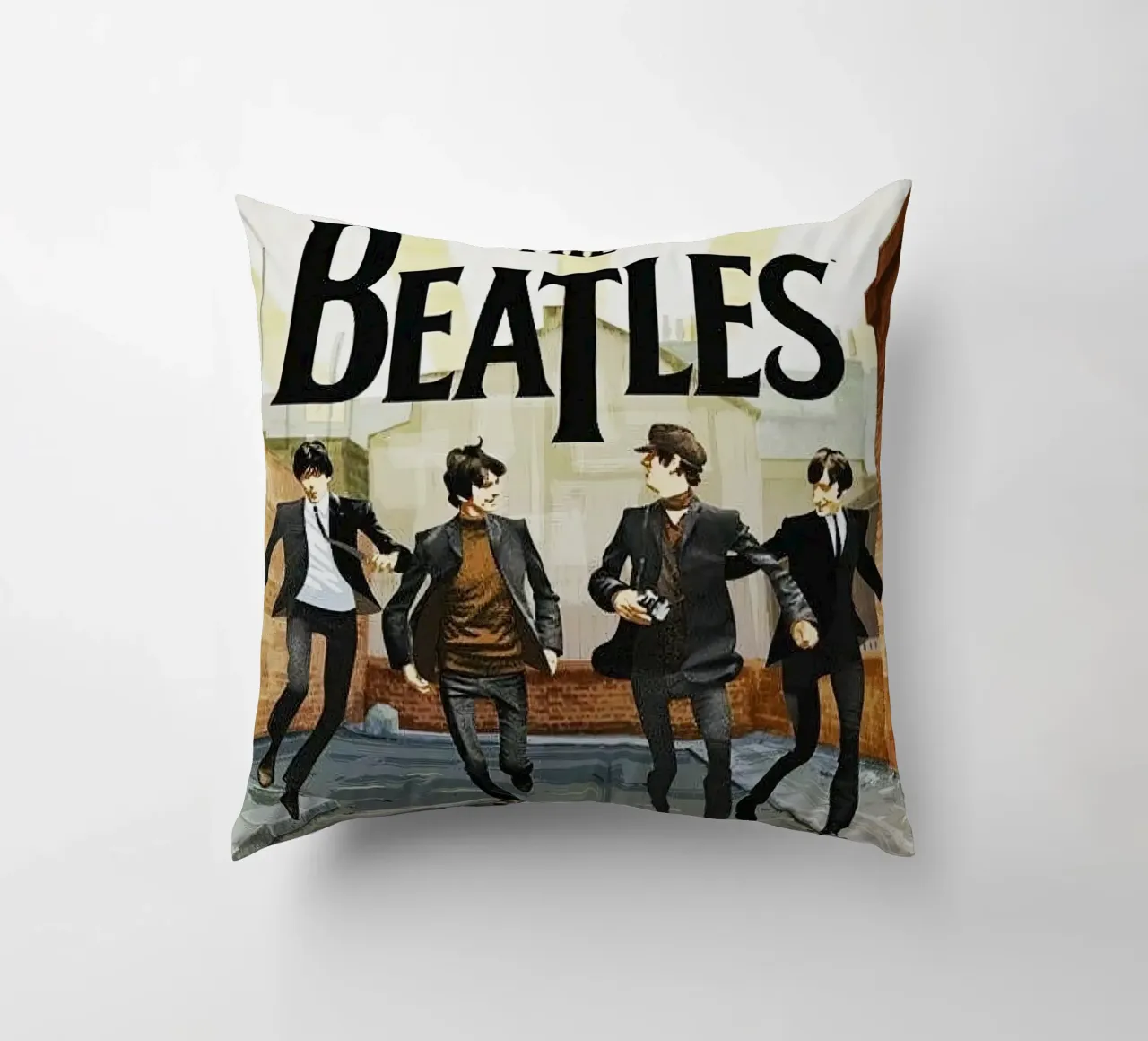 Run Run The Beatles All Member cuscino da HEvFun