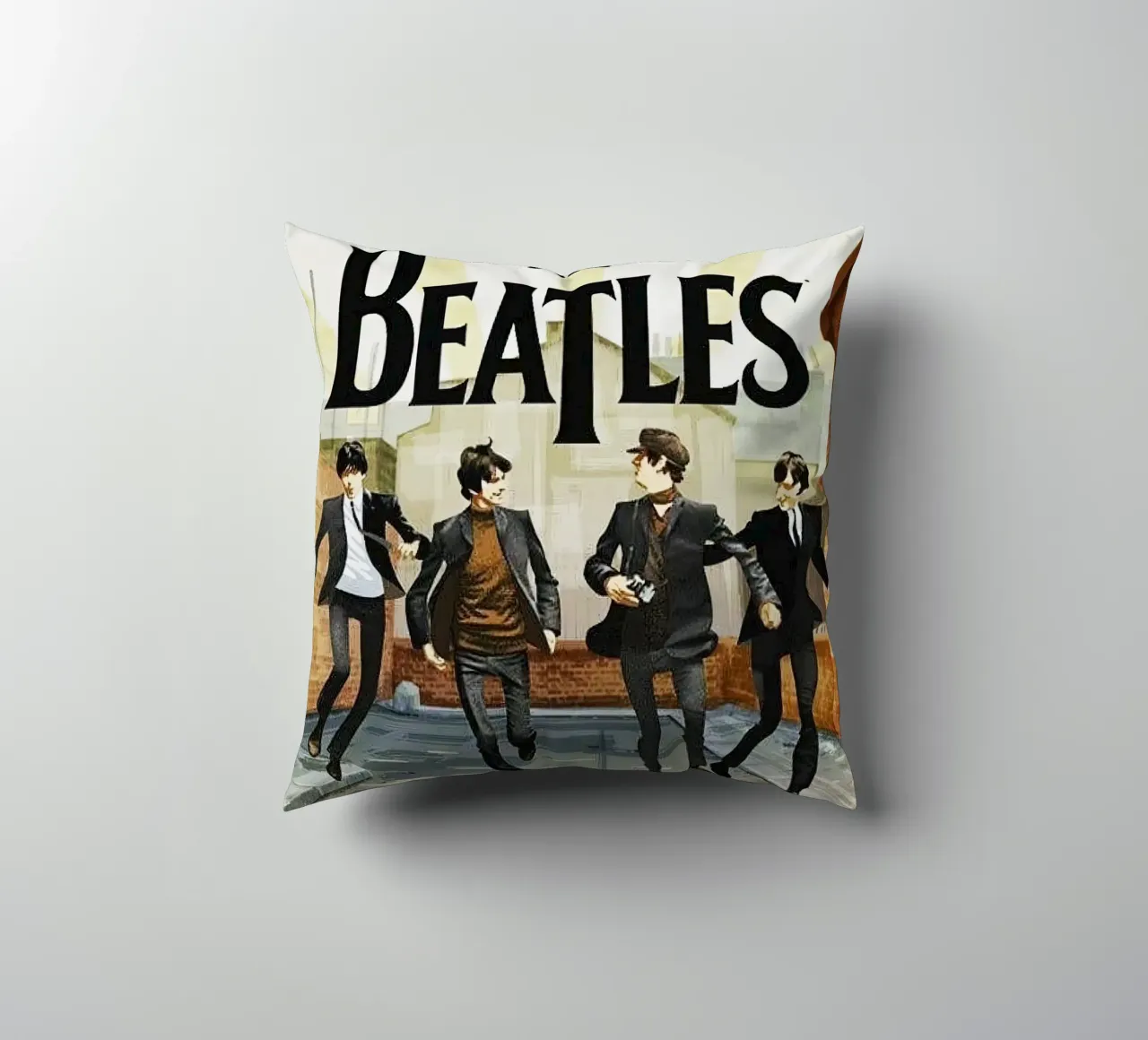 Run Run The Beatles All Member cuscino da HEvFun