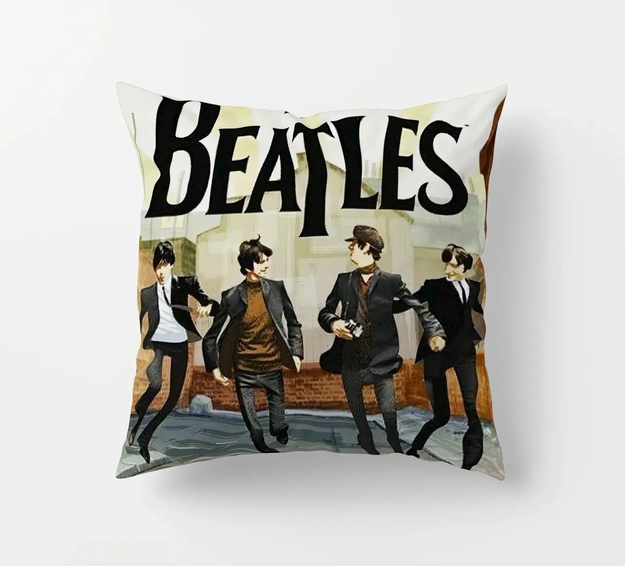 Run Run The Beatles All Member cuscino da HEvFun