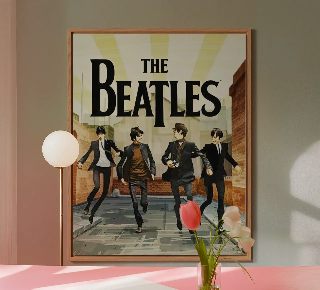 Run Run The Beatles All Member alluminio dibond da HEvFun