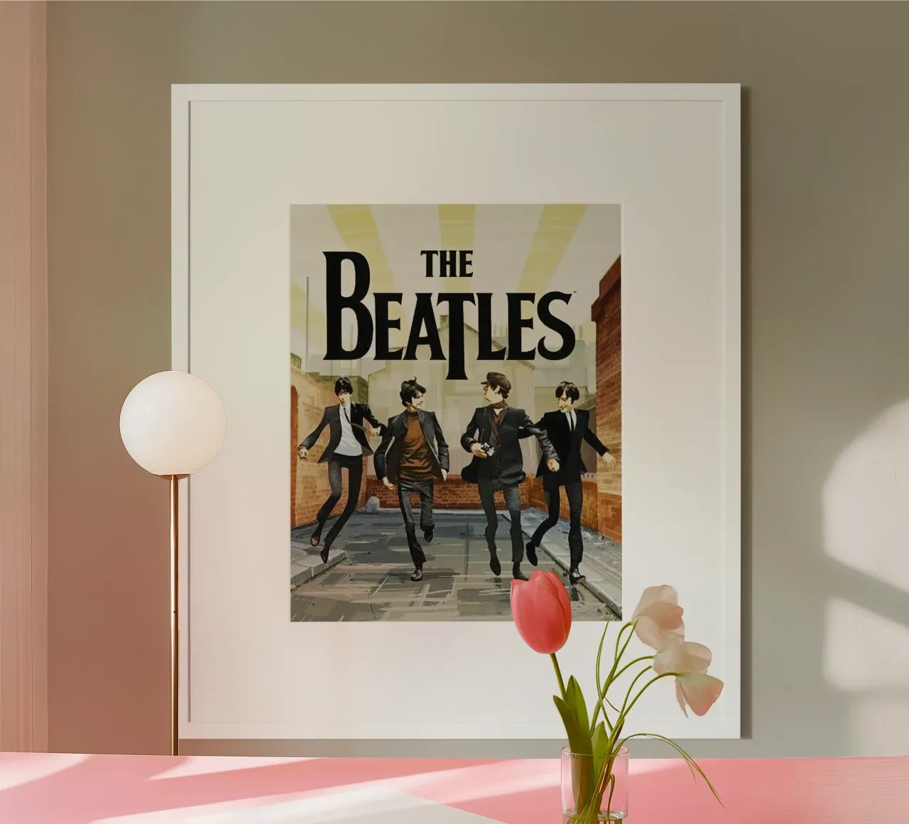 Run Run The Beatles All Member carta hahnemühle da HEvFun
