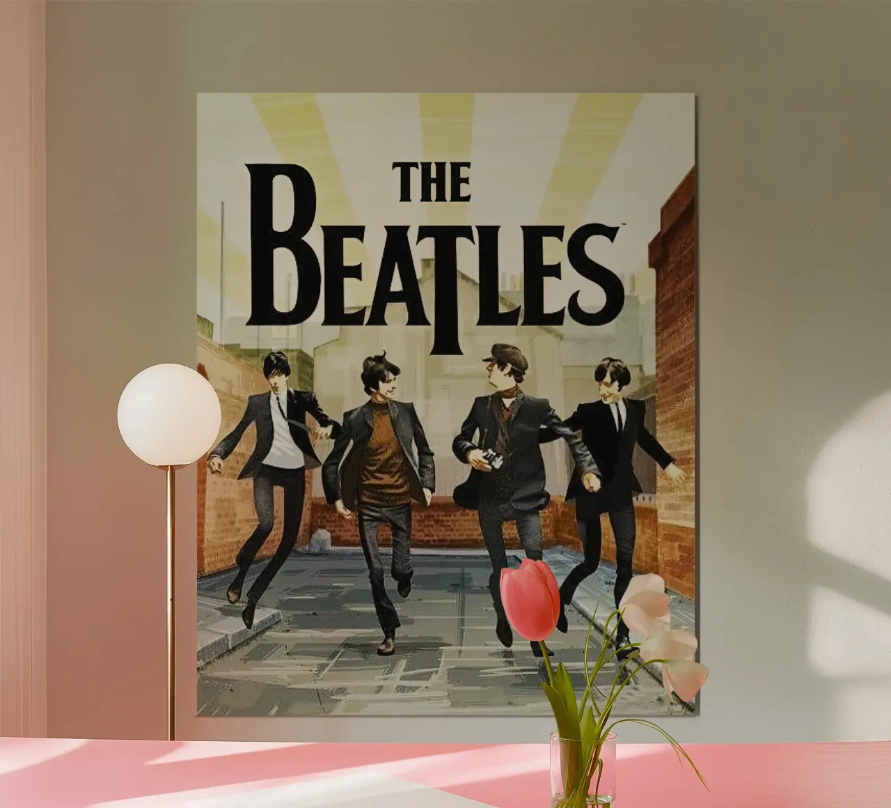 Run Run The Beatles All Member carta hahnemühle da HEvFun