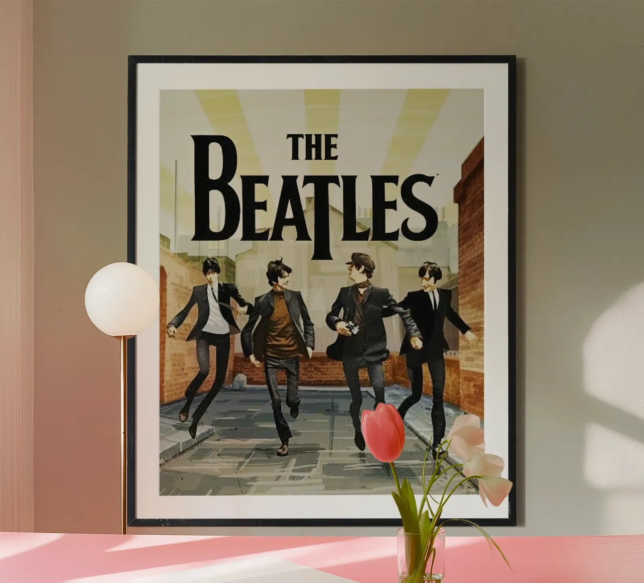 Run Run The Beatles All Member carta hahnemühle da HEvFun