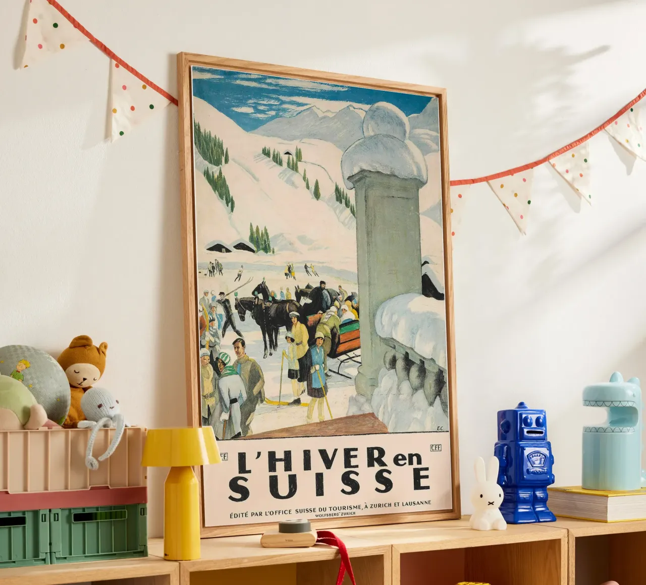 Inverno in Svizzera (francese) plexiglass da Christie