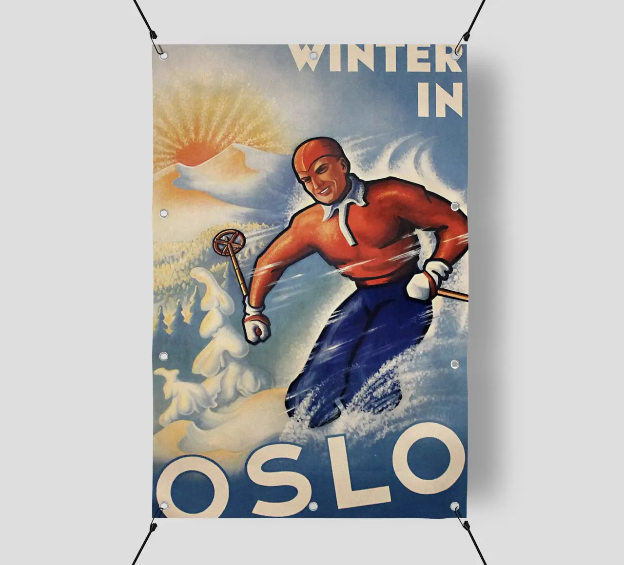 Inverno a Oslo telo in pvc da Christie