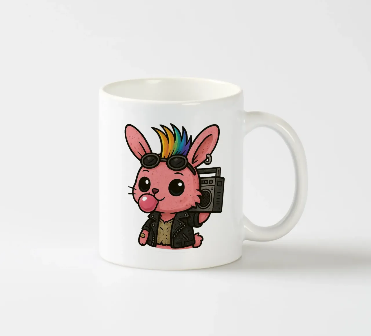 Divertimento punk in Lapponia tazza in ceramica da Punk & Cute - Affiches & Stickers