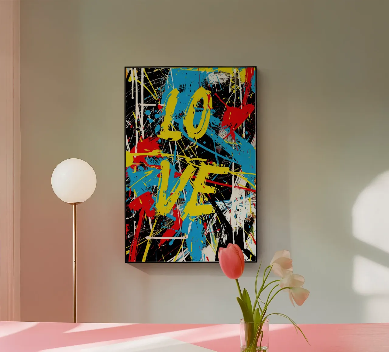 L'arte di strada dell'amore plexiglass da Autofocus