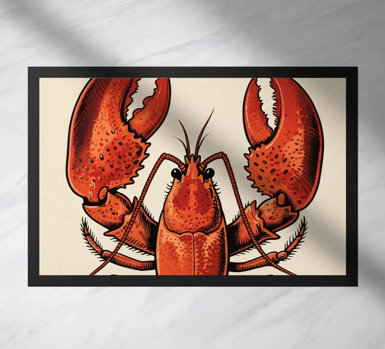 Kreeft deurmat van knowledge