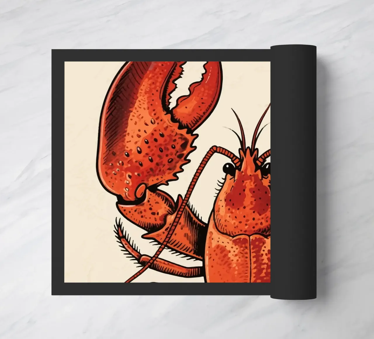 Kreeft deurmat van knowledge