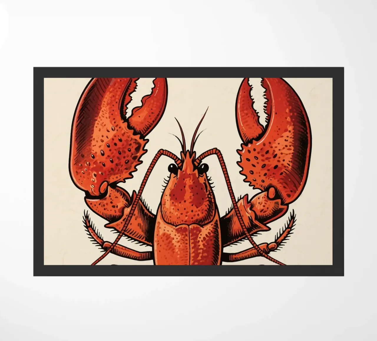 Kreeft deurmat van knowledge